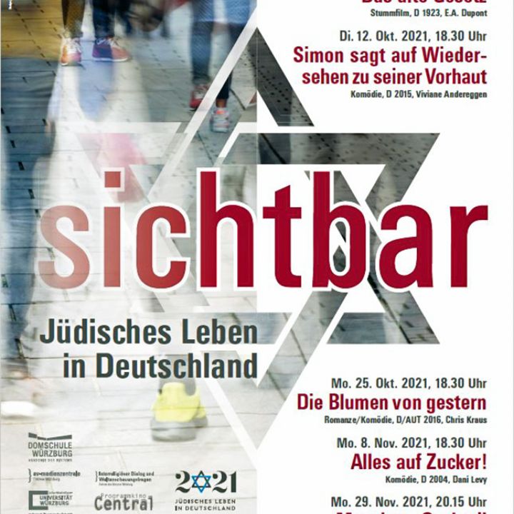 Die Filmreihe "sichtbar" ist eine von vielen Veranstaltungen im Unterfranken zum Jubiläumsjahr "1700 Jahre jüdisches Leben in Deutschland".